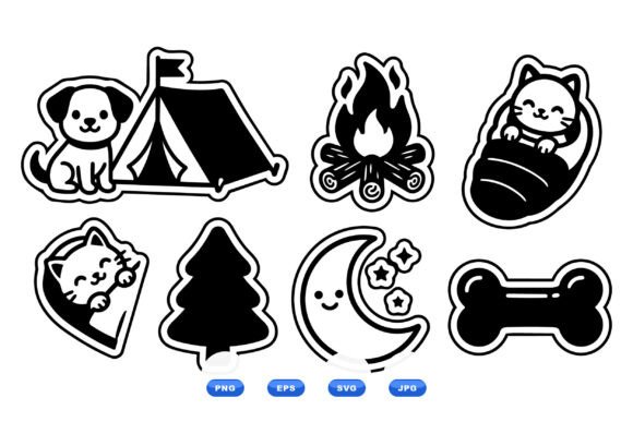 Cute Camping Pet Stickers: A Designer’s Review
