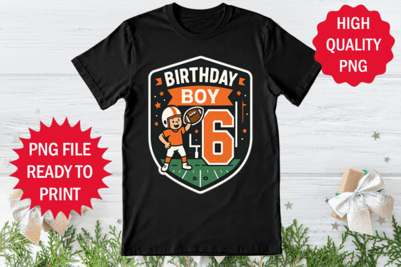 Review: Birthday Boy 6th Football Shirt Design