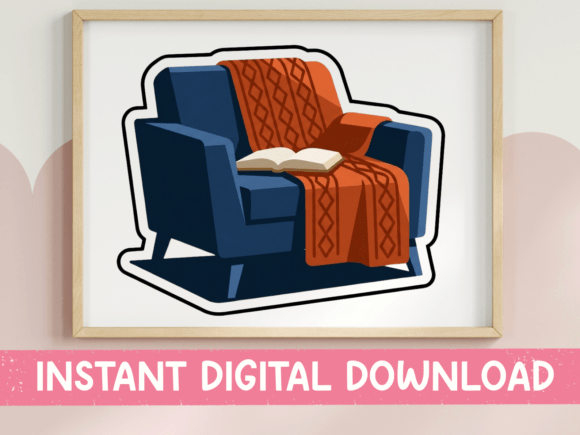 Review: Cozy Reading Chair Blanket Book Embroidery Design