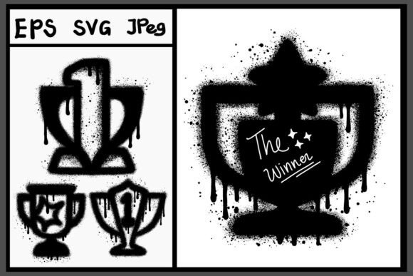 Review: Four Trophy in Graffiti Style for Embroidery