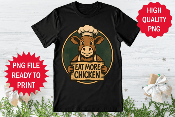 Review: Funny Eat More Chicken Design PNG Art for Embroidery
