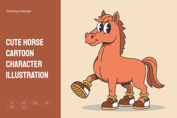 Review: Stitching the Cute Horse Cartoon Character