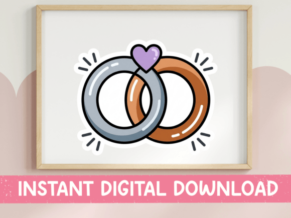 Review: Wedding Rings Linked Heart Art for Embroidery