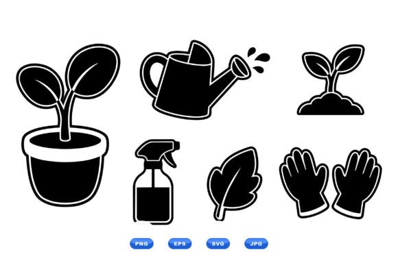 Reviewing Minimal Plant Care Icons for Embroidery