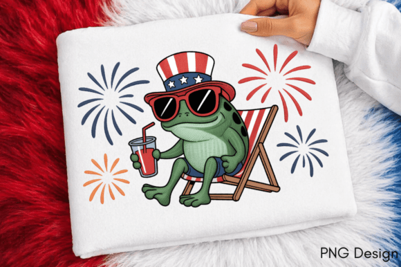 Reviewing the Patriotic Frog PNG for Embroidery
